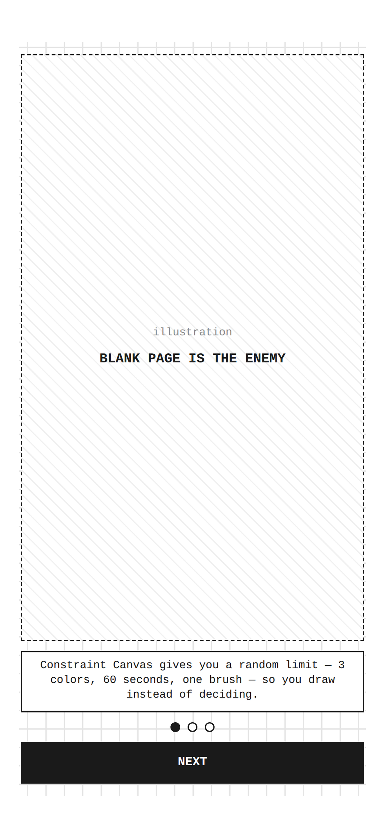 Onboarding: Blank page is the enemy